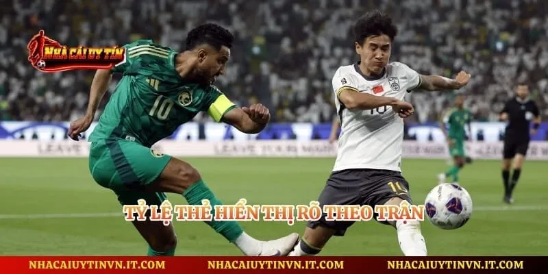 Tỷ lệ thẻ hiển thị rõ theo trận
